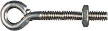 Picture of Eye-Bolt With-Nut Zinc-Plated 3/16" x 2"
