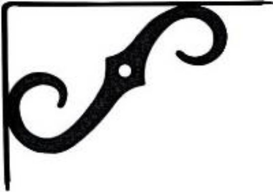 Picture of 10 x 7 Antique Black Bracket