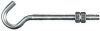 Picture of Hook-Bolt Machine-Thread w/ 2 Nuts Zinc-Plated 5/16" x 5"