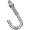 Picture of 3/8" x 3-3/4 Zinc J-Bolt