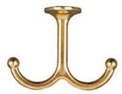 Picture of Undershelf Hooks Bright Brass 2-1/2"