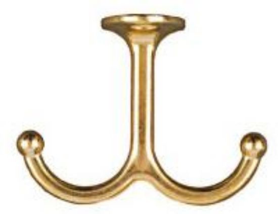 Picture of Undershelf Hooks Bright Brass 2-1/2"