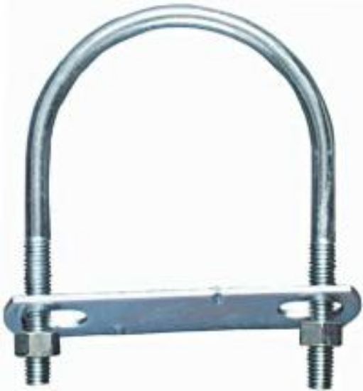 Picture of U-Bolt Zinc-Plated 3/8" x 3-1/2" x 5-1/4"