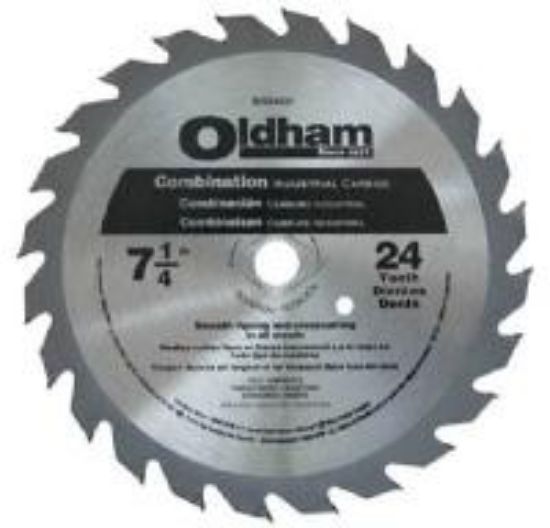 Picture of 7-1/4" 24T Carbide Circular-Sawblade