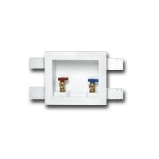 Picture of Washing-machine Outlet-Box 1/2" Sweat Valves Quarter Turn