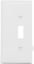 Picture of Toggle End Section White Wall-Plate
