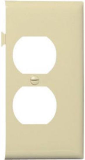 Picture of Duplex End Section Ivory Wall-Plate
