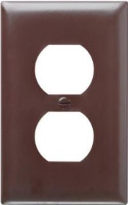 Picture of Duplex-Receptacle Brown Wall-Plate