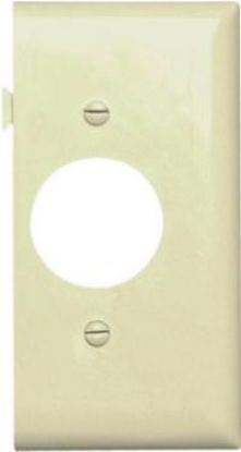 Picture of Single-Receptacle End Section Ivory Wall-Plate