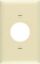Picture of Single-Receptacle Ivory Wall-Plate
