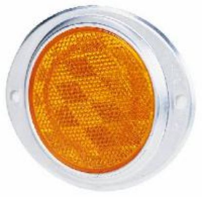 Picture of Amber Oval Aluminum Reflector
