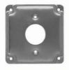 Picture of Square Electrical-Box-Cover Steel 4" 1/2" Rise Single-Receptacle 1.406 Diameter