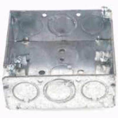 Picture of Electrical-Box Square-Box 4" x 1-1/2" Deep