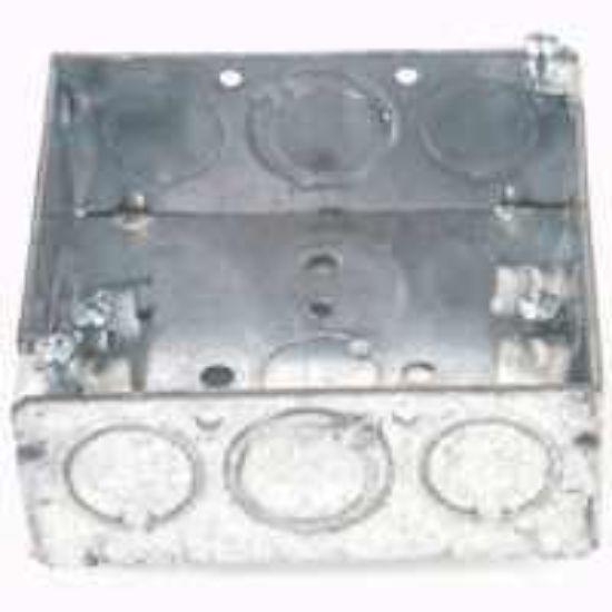 Picture of Electrical-Box Square-Box 4" x 1-1/2" Deep
