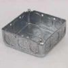 Picture of Electrical-Box Square Steel Drawn 4" X 1-1/2" 1/2"-3/4"-knockouts