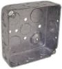 Picture of Electrical-Box Square Steel Drawn 4" X 1-1/2" 1/2"-3/4"-knockouts
