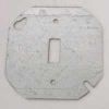 Picture of 4" Octagon Electrical-Box-Cover - Flat Toggle-Switch