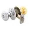 Picture of Plym Lock-Set Privacy-Type Outer Knob Brass Inner Knob Chrome