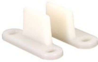 Picture of Wardrobe-Door Floor Guides Nylon White