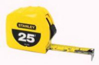 Picture of Tape-Measure Yellow 1"