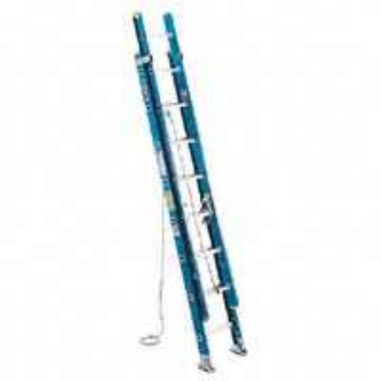 Picture of 20' Blue Fiberglass Extension-Ladder