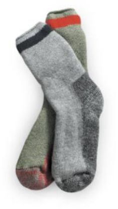 Picture of Lg Grey/blk Boot-Socks