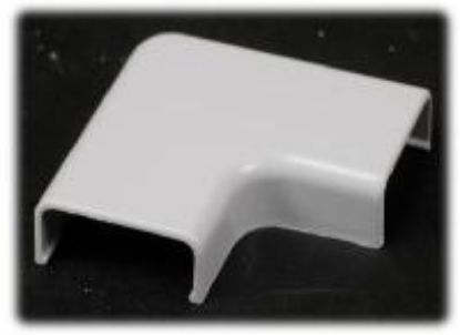 Picture of Cord-cover 90° Flat Elbow White