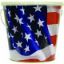 Picture of 16-ounce Metal Flag Bucket