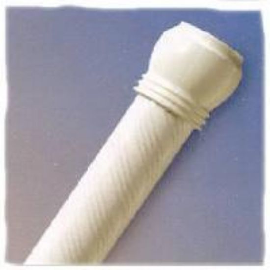Picture of Swirl Shower-Curtain-Rod White 1-1/4" x 72"
