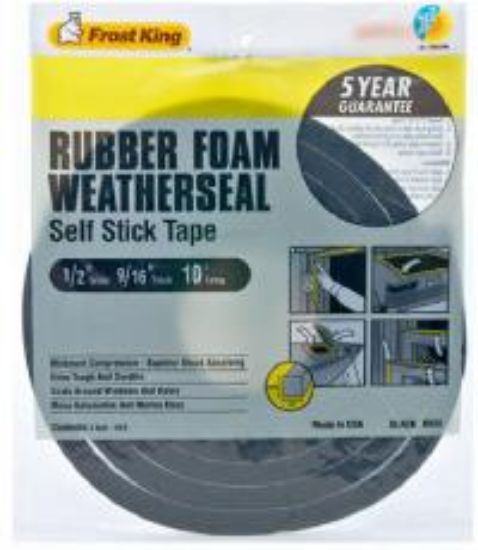 Picture of Weather-Seal Foam-Tape Black 1/2" x 9/16"