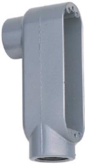 Picture of 3/4" Rigid Conduit-Body L B Cast-Aluminum Powder-Coat With Gasket
