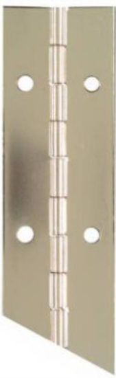 Picture of Continuous-Hinge Nickel 1-1/2" x 12"