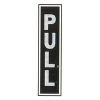 Picture of Pull Sign Black 2" x 8"