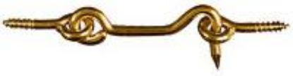 Picture of Hook-&-Eye Solid-brass 3"