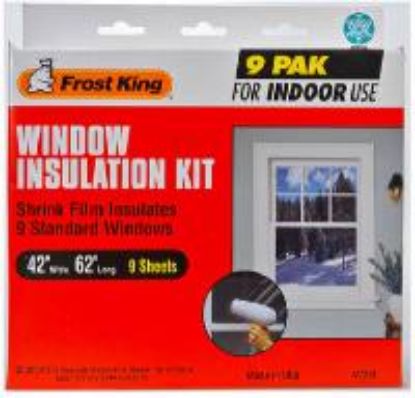 Picture of Shrink Film Window-Insulation-Kit 9 Sheets 42" X 62"