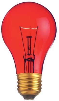 Picture of Light-Bulb A-19 Transparent Red