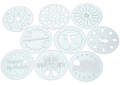 Picture of CAKE STENCIL SET