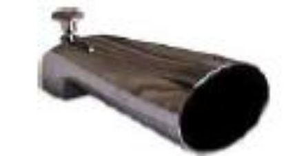 Picture of Tub-Spout With-Diverter Front-Mount 1/2" x 5"