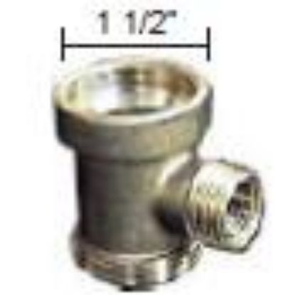 Picture of 1-1/2" M X F Old Style Washing-machine Tee 3/4 Mpt X 1/2 Fpt