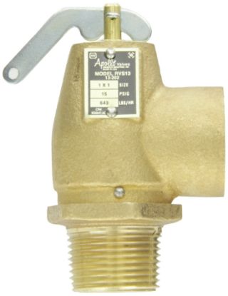 Picture of 1" SIDE OUTLET Pop-Safety-Valve 15 PSI 643 BTU