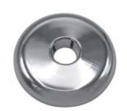 Picture of 1" IPS PLASTIC Floor-&-Ceiling Pipe-Escutcheon Chrome