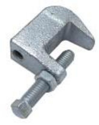 Picture of Galvanized-Steel Top Beam-Clamp 3/8"