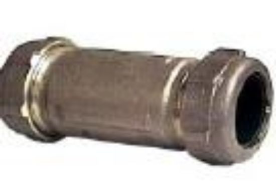 Picture of 1 LONG Wrought-Brass Slip-Coupling