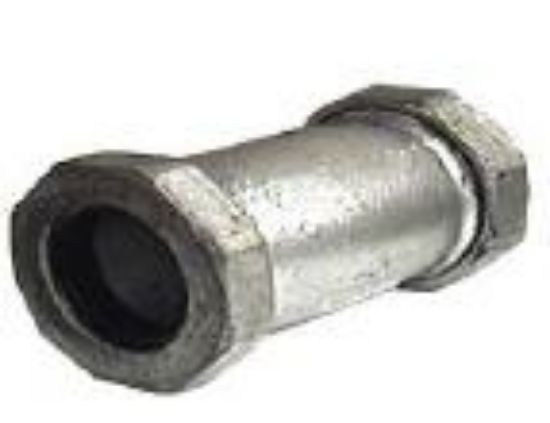 Picture of 3/4 X 4.250" Long Galvanized Steel Compression-coupling Imported