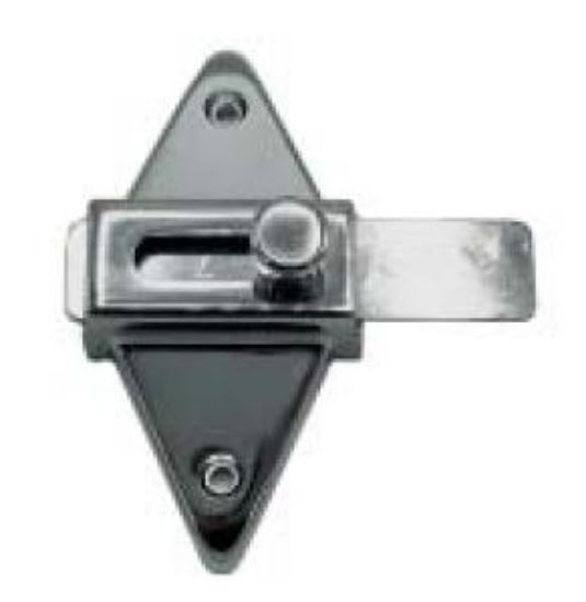 Picture of 3 1/2" Chrome-Plated SLIDE LATCH