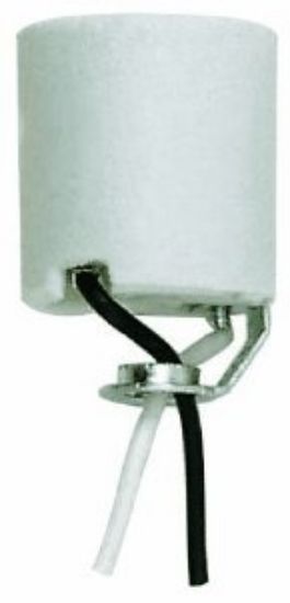 Picture of Porcelain Socket 10" Leads 1/8IP Hickey