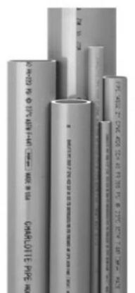 Picture of Schedule-40 Plastic-Pipe PVC-Material 4"