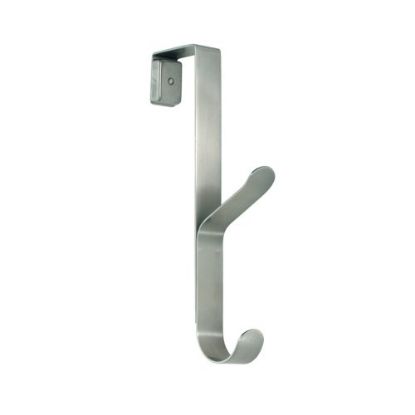 Picture of Over-The-Door Double-Hook Brushed Stainless-Steel