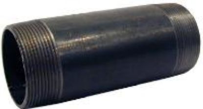 Picture of Black-Steel Pipe-Nipple 1/2" x Close