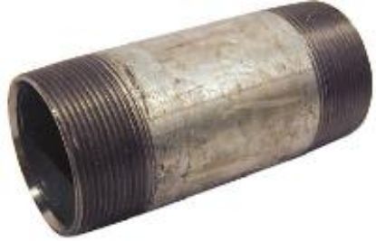 Picture of Galvanized-Plumbing Carbon-Steel Galvanized-Finish Pipe-Nipple 1/2" x 1-1/2"